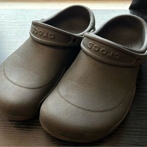 Non-Slip Black Crocs Clogs